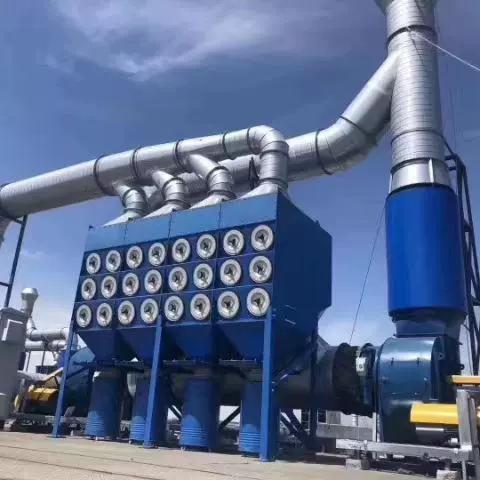 工业激光切割斜插式滤筒除尘器喷涂焊烟粉尘处理脉冲滤筒除尘器